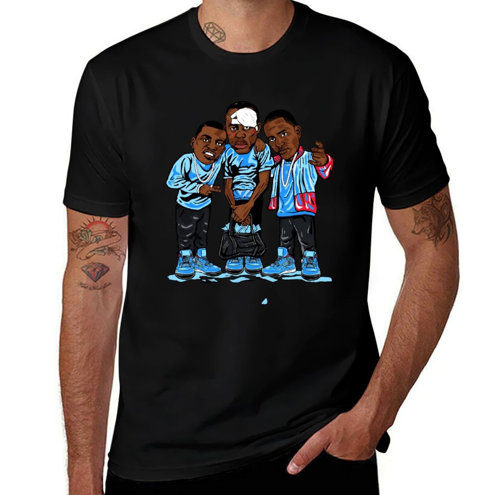 Cactus Jack Tee - みんなが全額支払ったサボテンジャックTシャツ、カジュアルな作業着Tシャツ