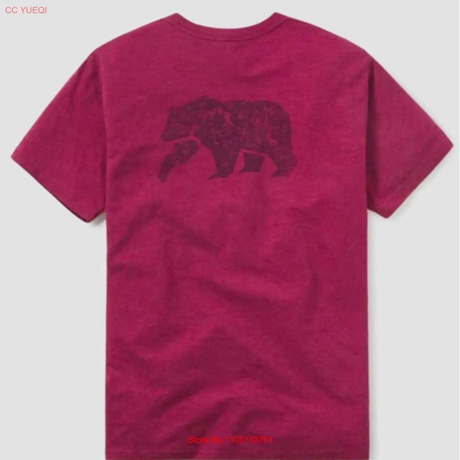 Streetwear Brand Red Logo - ノーマルブランド クラシック ウォーン イン ベア Tシャツ