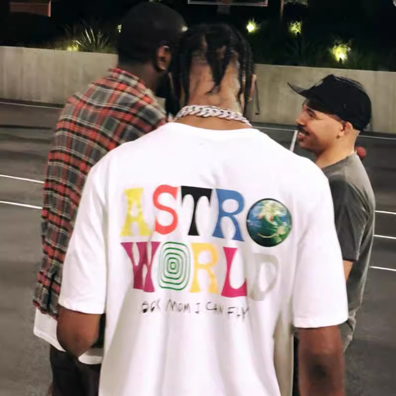 Cactus Jack Tee - サボテンジャック ASTROWORLD Tシャツルックママ私は飛ぶことができるレタープリント夏男性女性綿 100% Tシャツヒップホップストリート tシャツトップ