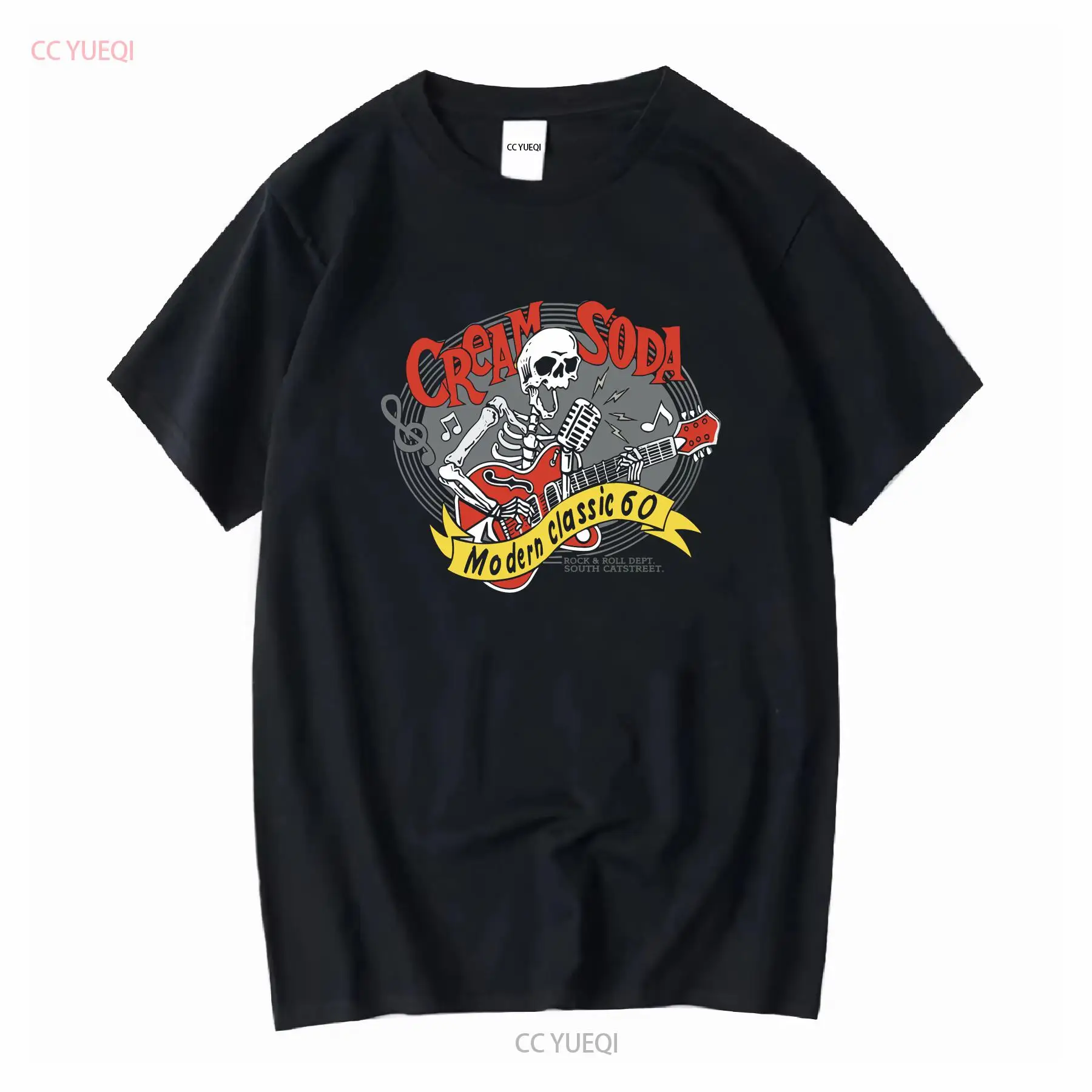 Streetwear Brands - クリームソーダ ロックロール Tシャツ 日本ブランド ヴィンテージ ウォッシュド