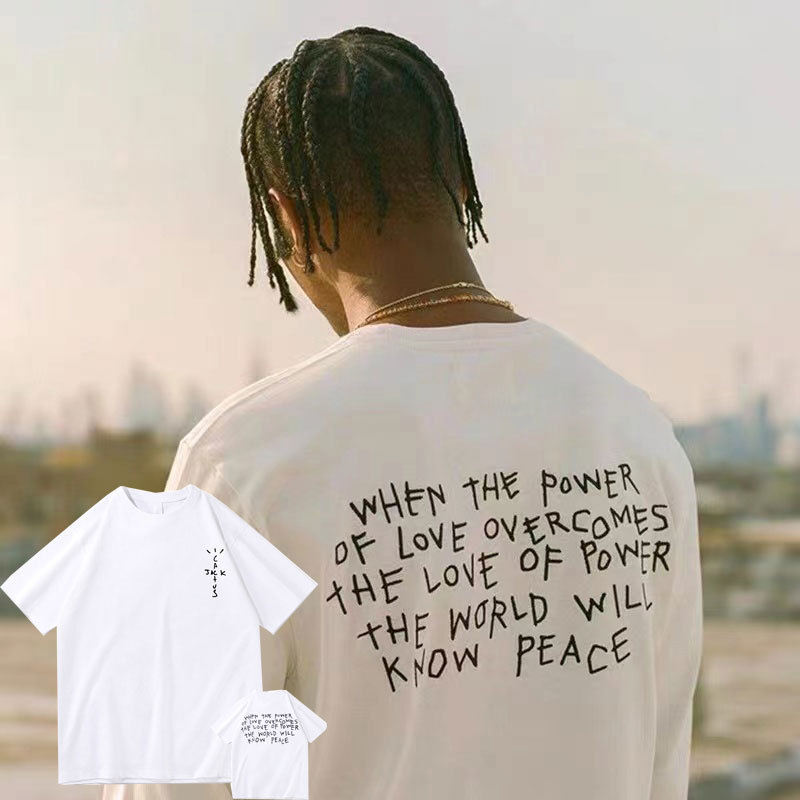 Cactus Jack Tee - 新しいサボテンジャック Tシャツ素晴らしいストリート特大 Tシャツ男性女性ファッションルーズ Tシャツメンズヒップホップトレンド Tシャツ半袖