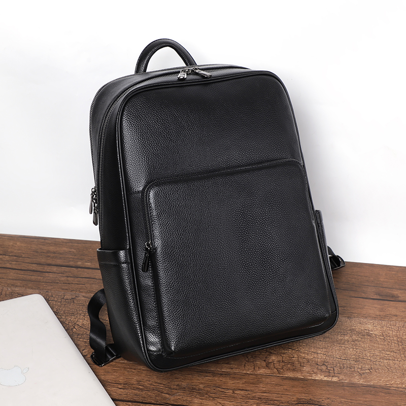 100% 牛本革メンズバックパックファッション本物の天然皮革 - Streetwear Brand Backpack のレビューと価格