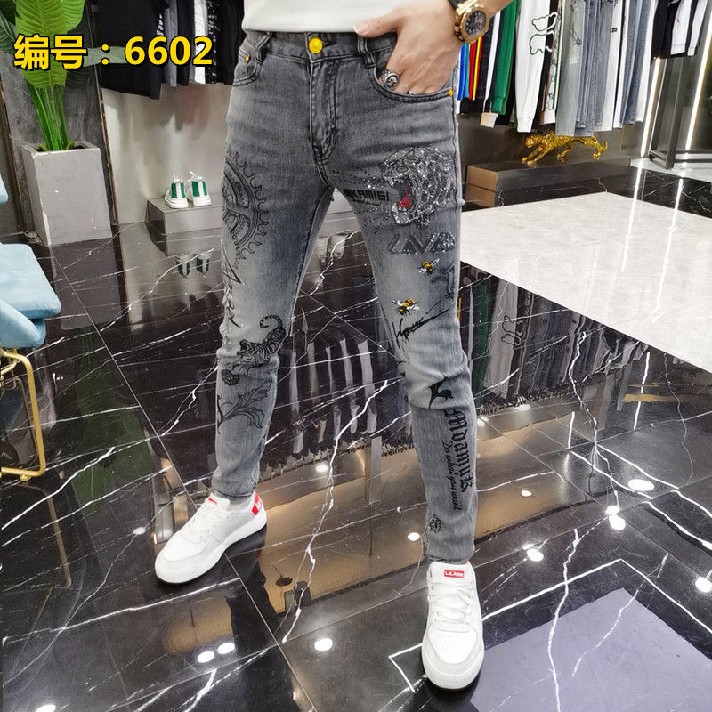 原宿ファッションストリートジーンズメンズトレンディなブランド - Streetwear Brand Jeans のレビューと価格