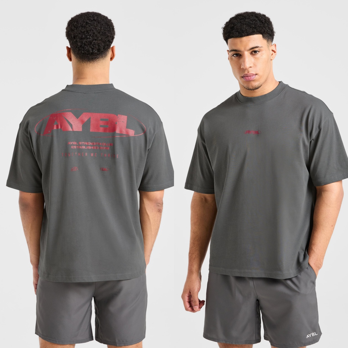 レッドロゴ強度フィットネスブランド Tシャツコットングラフィ - Streetwear Brand Red Logo のレビューと価格
