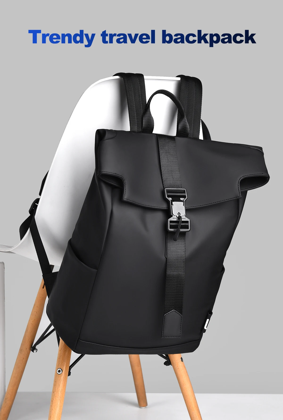 男性用防水バックパック,毎日使用するアーバンスタイルのバック - Streetwear Brand Backpack のレビューと価格