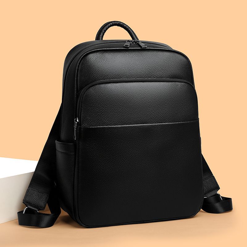 2026 新しい高級ブランド本物の本革メンズソリッドバックパ - Streetwear Brand Backpack のレビューと価格