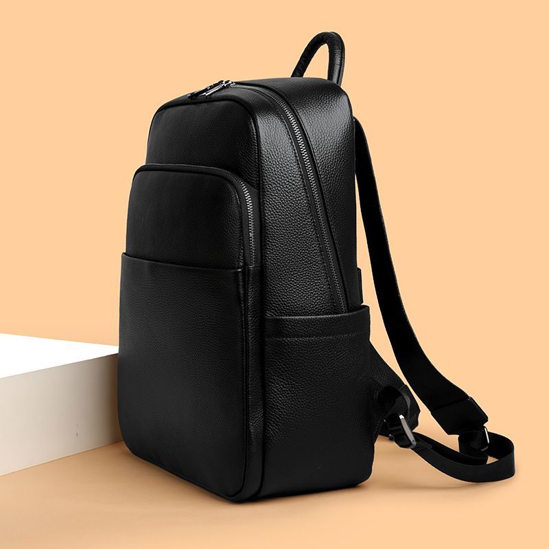 2026 新しい高級ブランド本物の本革メンズソリッドバックパ - Streetwear Brand Backpack のレビューと価格