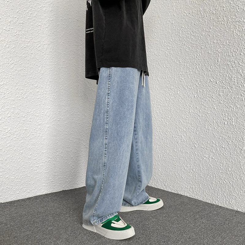 2025 新しいストリートウェアルーズジーンズ男性韓国スタイ - Streetwear Brand Jeans のレビューと価格