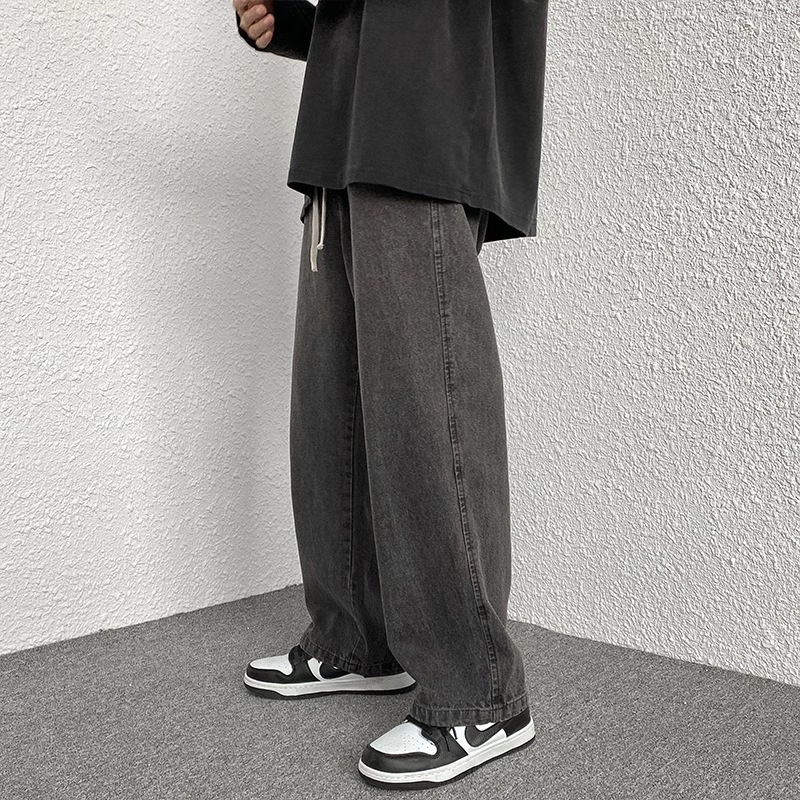 2025 新しいストリートウェアルーズジーンズ男性韓国スタイ - Streetwear Brand Jeans のレビューと価格
