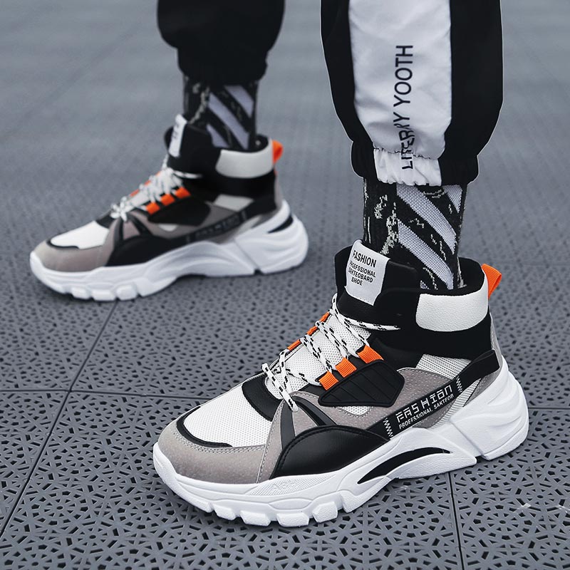 Hightop夏男性のスポーツの靴の男ランニングシューズ男性 - Streetwear Brand Uk のレビューと価格