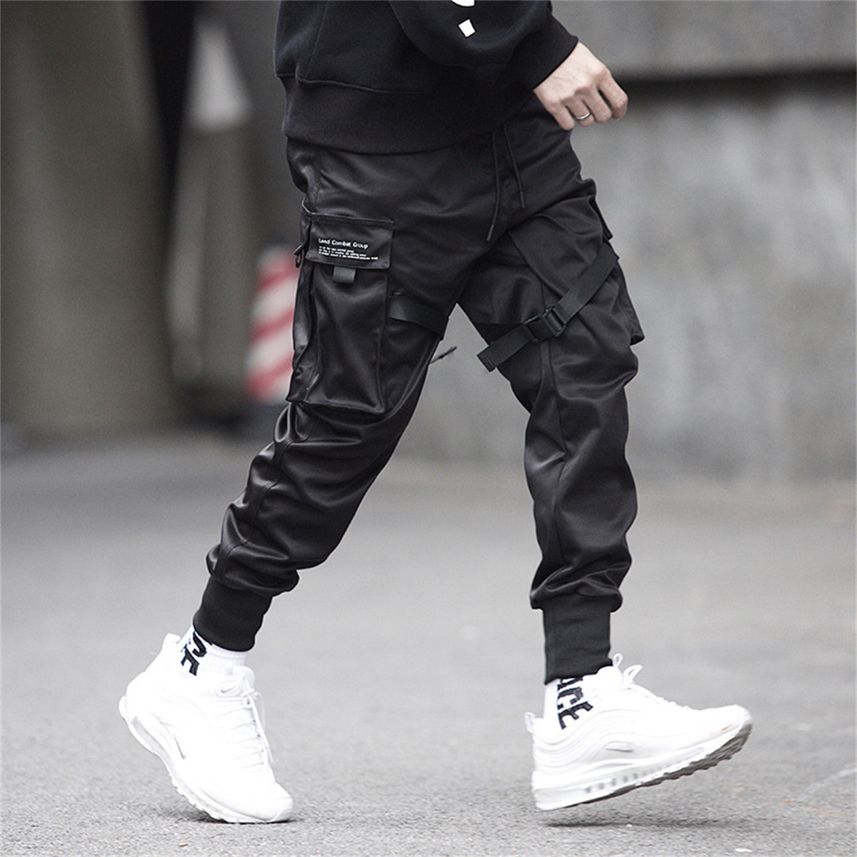メンズヒップホップカーゴパンツ,ゆったりとしたトラックスーツ - Streetwear Brand Marketing のレビューと価格