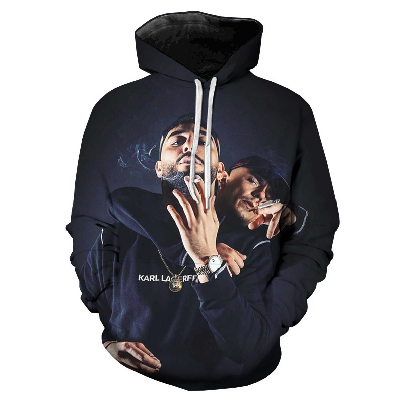 Rapper-男性と女性のためのフード付きスウェットシャツ, - Streetwear Brand Tracksuit のレビューと価格