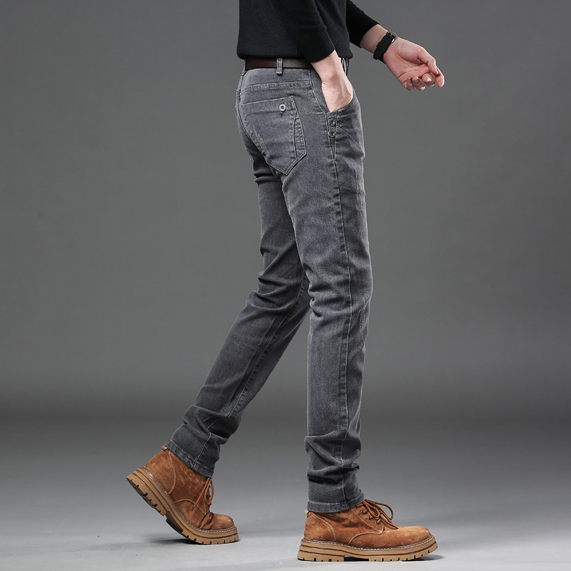 メンズストレッチジーンズ,タイトフィット,韓国スタイル,ブラ - Streetwear Brand Jeans のレビューと価格