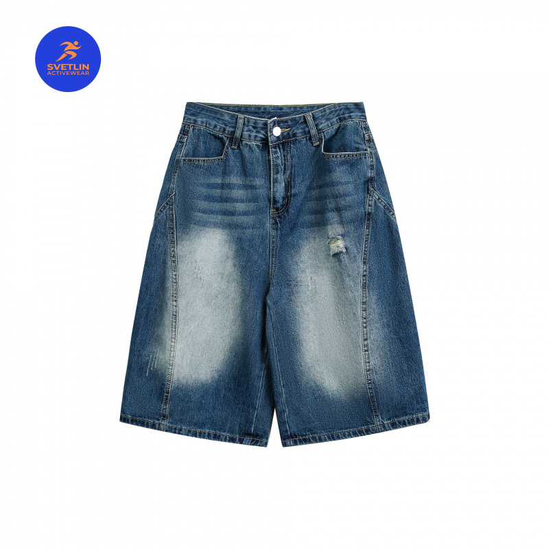 MAQVOB高級品質EU USサイズジーンズショーツストリー - Streetwear Brand Jeans のレビューと価格