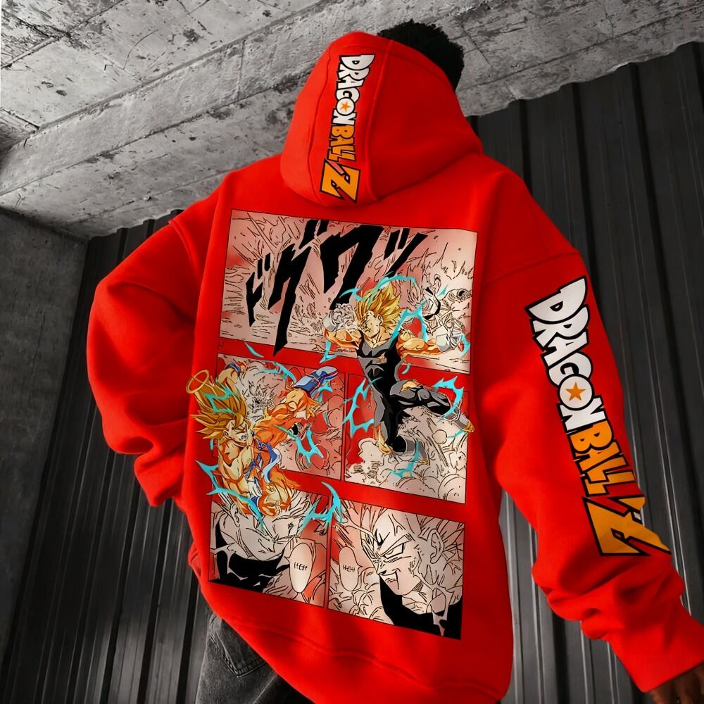 ドラゴンボールコミックス社ブランドプリントパーカー 2025 - Streetwear Brands のレビューと価格
