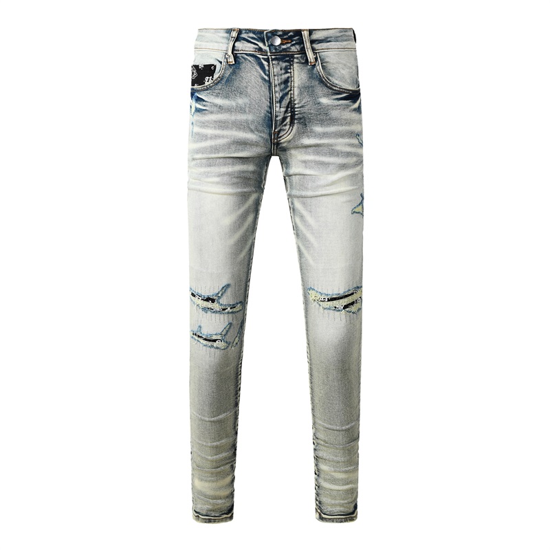 ファッションアメリカンブランドメンズジーンズ高級ストリートウ - Streetwear Brand Jeans のレビューと価格