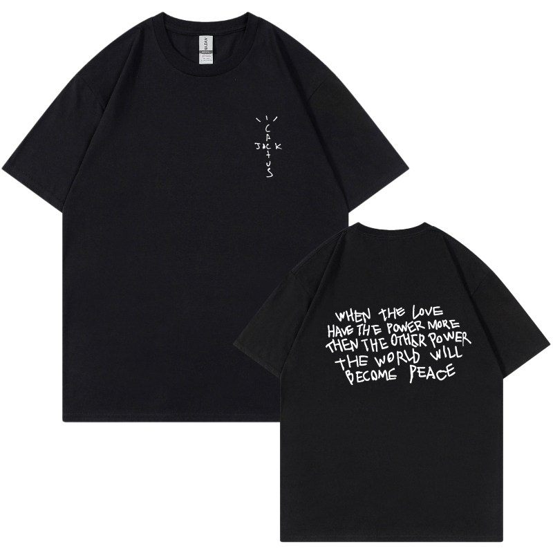新しいサボテンジャック Tシャツ素晴らしいストリート特大 T - Cactus Jack Tee のレビューと価格