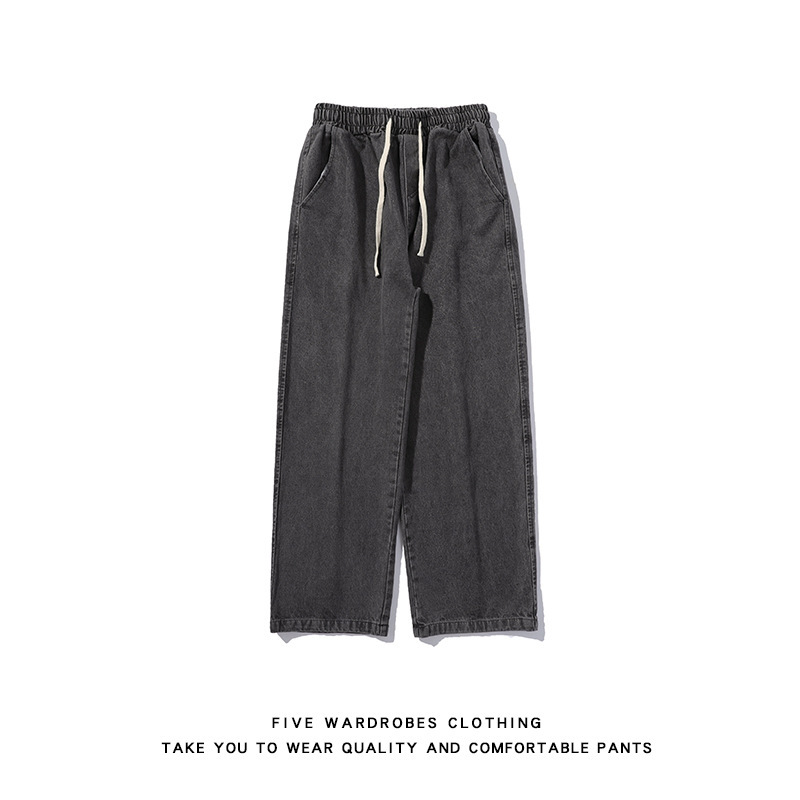 2026 新しいストリートルーズジーンズ男性韓国スタイルのフ - Streetwear Brand Jeans のレビューと価格