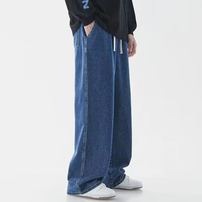 2026 新しいストリートルーズジーンズ男性韓国スタイルのフ - Streetwear Brand Jeans のレビューと価格